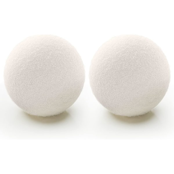 Torktumlare bollar, ullbollar tvätt, återanvändbara torkbollar 2pc-7cm