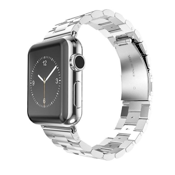 Apple Watch 4 - 44 mm - Tyylikäs teräslenkki (Ruostumaton teräs) Silver