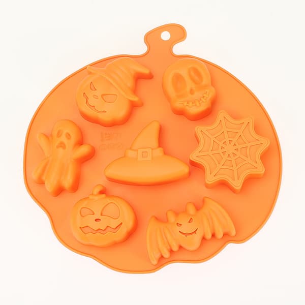 Halloween silikoneforme til slik - græskar spøgelse flagermus DIY bagning og gelé-FA-