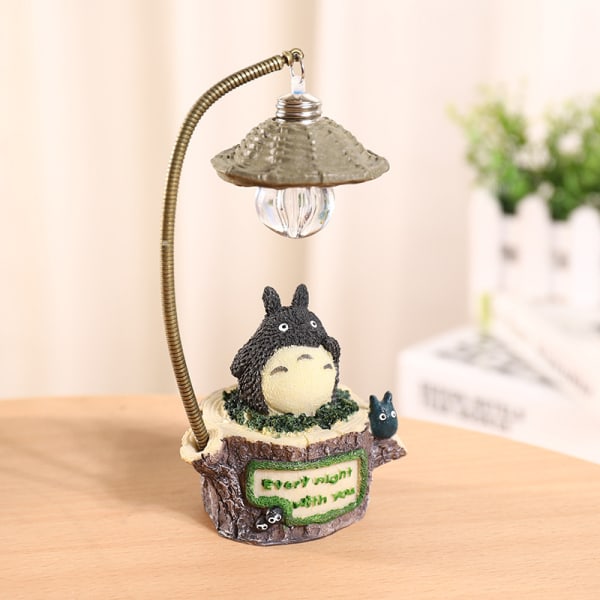 2 stk. Totoro trehus liten nattlampe A