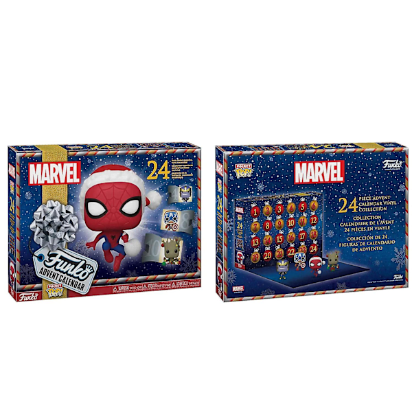 Pocket Pop Joulukalenteri Marvel Holiday 2023 - 24 minifiguuria