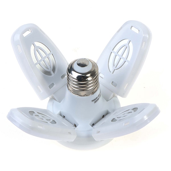 E27 LED AC85-265V 28W LED-lampe Vifteblad Timer Lampe Glødepære