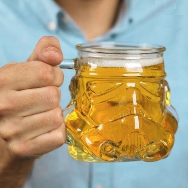 Ölseger - Star Wars - Stormtrooper - 600 mL - Soda-kalkglas - Diskmaskinssäker