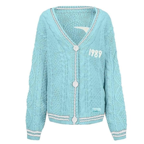 1989 Cardigan Taylor-swift Cardigan Ts Merch Folklore Cardigan 2024 Ny design Julklapp idé för fans, tjejer och dotter S