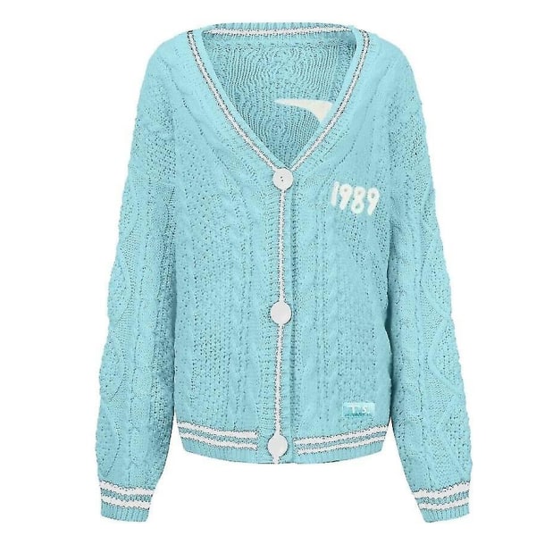 1989 Cardigan Taylor Swift Cardigan TS Merch Folklore Cardigan 2024 Nytt design Julklappsidé for fans, jenter og døtre L