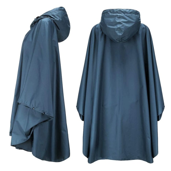 Lettvanns poncho i ripstop-materiale, pustende og gjenbrukbar