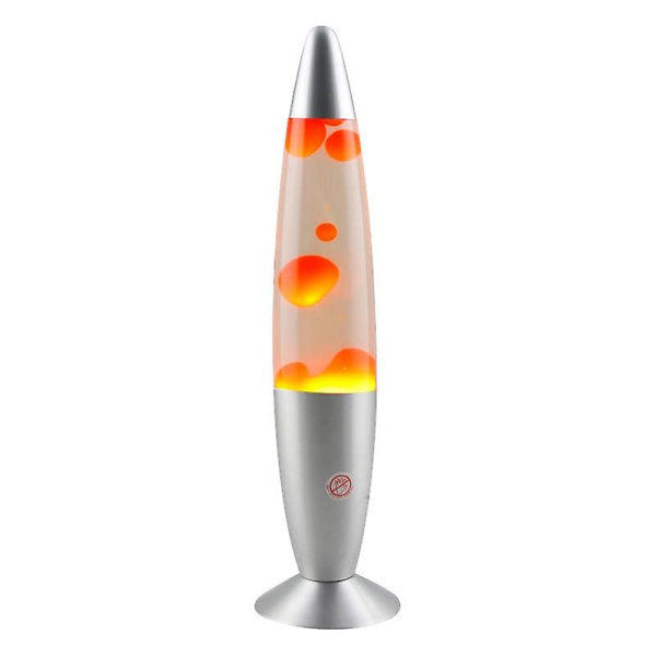 Smuk natlampe med flydende voks Stor lavalampe Orange
