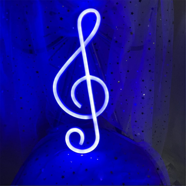 Neon Musiknot Ljus Musik LED Skylt Neon Ljus Skylt