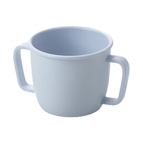 Tvåhandsfatt mugg i enfärgad drickskopp Mjölk Kaffe mugg porslin för hemmet, praktisk och populär Blue