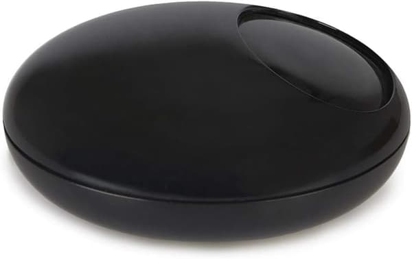 Pebble askfat med lock (svart)-FA-