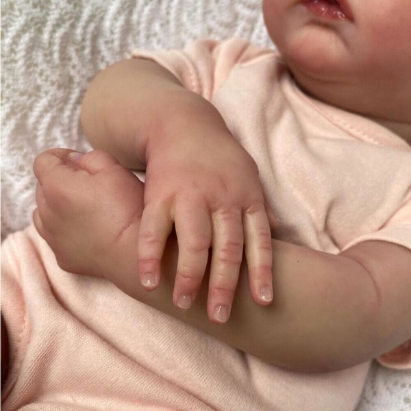Reborn dockor babyflicka - Vinylkropp - Realistisk nyfödd docka
