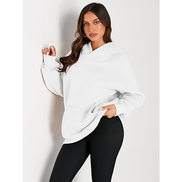 Trendiga Queen Dam Oversized Hoodies Fleece Sweatshirts Långärmade Tröjor Pullover Höstkläder