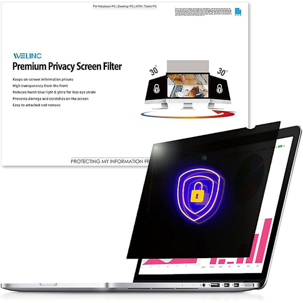 14,0 tommer - 16:9 billedformat - Bærbar skærmbeskyttelsesfilter til bredformat bærbar computer - Notebook - Blændfri - Anti-scratch Protecto
