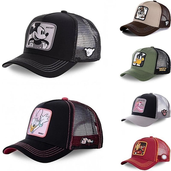 Mickey Snapback Puuvilla Baseball-lippis & Isä Verkkokangas / Trucker-lippis MIE BA BLACK