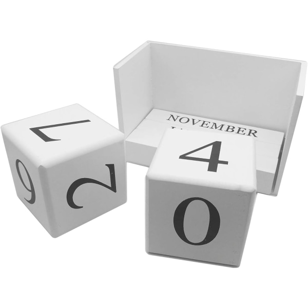 Tretre skrivebordsblokker kalender - evig blokk måned datovisning