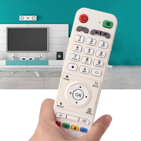 Fjärrkontroll för Great Bee Iptv Arabic Box reservdel vit