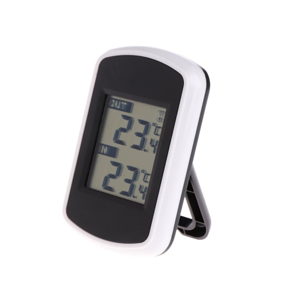 Högkvalitativ LCD digital trådlös inomhus- och utomhustermometer för hemmet eller kontoret