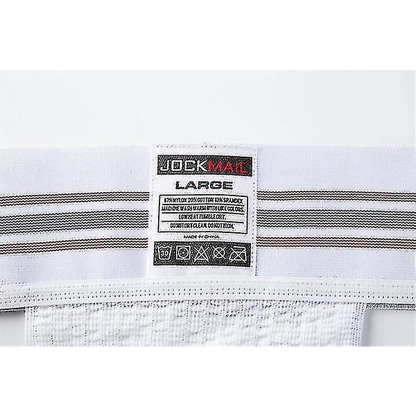 Erwear Athletic Supporter för Pojkar, Fitness Jock Strap Erpants Vit M White