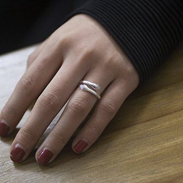 Justerbar kramring i 925 sterling silver