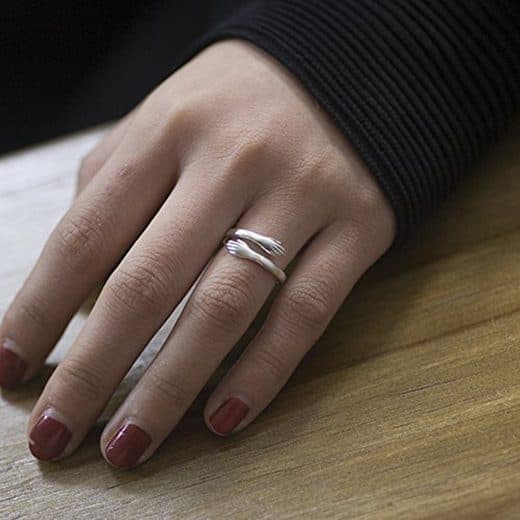 Justerbar ring i 925 sterlingsølv