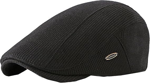 Basker herre justerbar fedora vintage irsk flat topphatt nyhetsgutter lue eføyhatt høst og vinter-FA-
