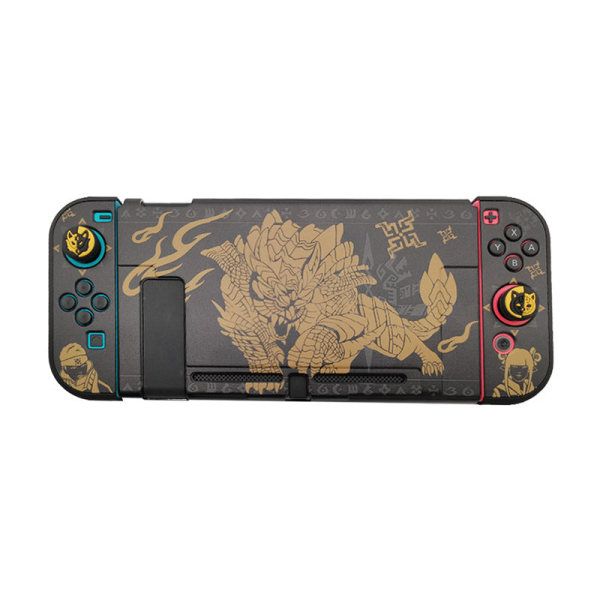 För Nintendo Switch Mobile Son Raccoon Game Console Skyddsskal NS Färgglada ska Monster Hunter shell