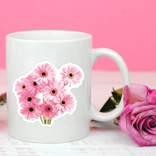 100 st Preppy Stickers Rosa Sticker Pack Estetiska Stickers Vattenflaska Smile Stickers Vinyl Vattentäta Dekaler