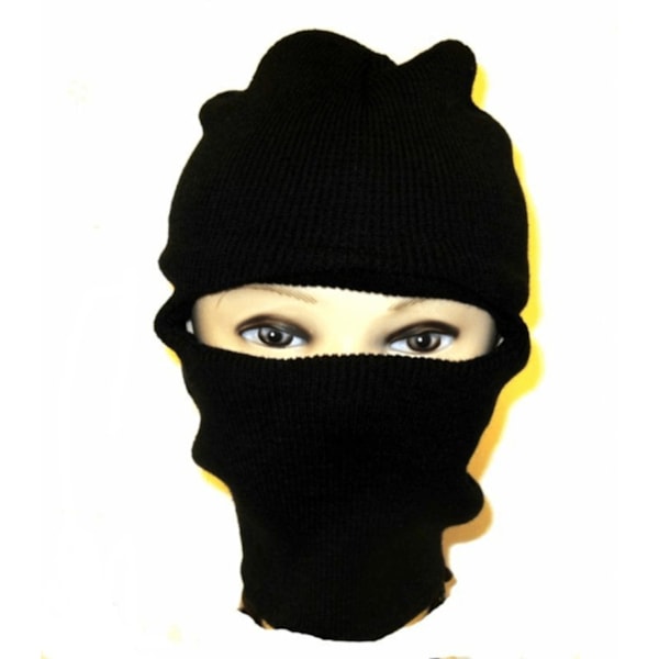 Balaclava lue - Ski maske svart black