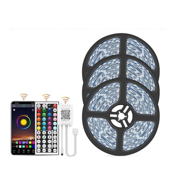 30M - 44-tasters Bluetooth LED-stripe - APP-kontroll MultiC multicolor 30m smd5050 bluetooth led strip 18LE