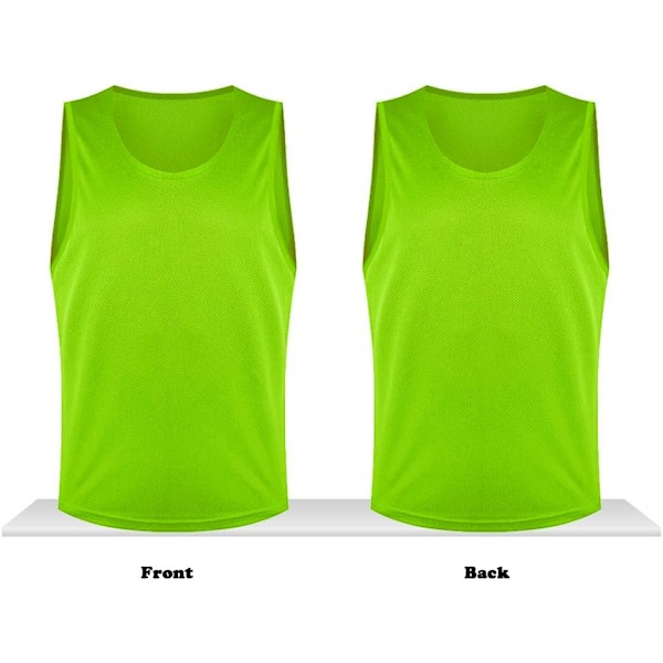 Jalkapalloharjoitusliivi, lasten ja aikuisten jalkapalloharjoitusvarusteet liivit joukkueharjoituksiin green6 green6 XL
