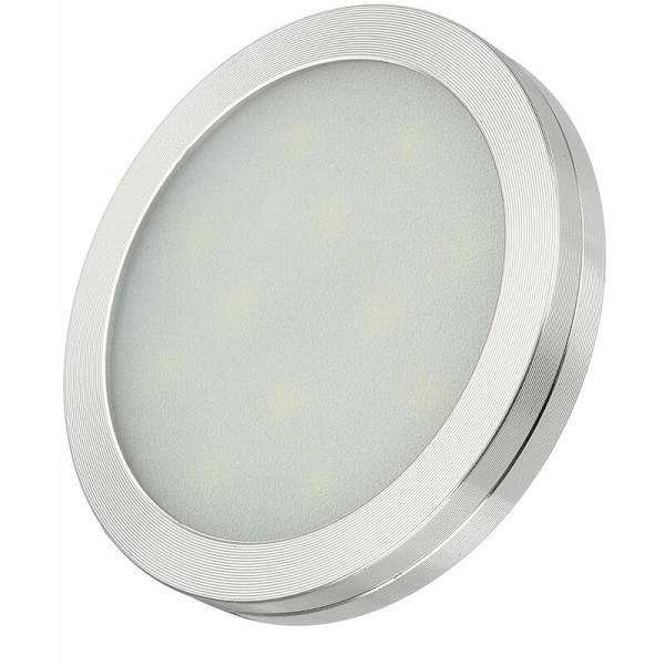 12V 2,5W LED-spotlight Inredningslampor för Transporter Van Båt Husbil (Vit, 1 st), för läsning, belysning