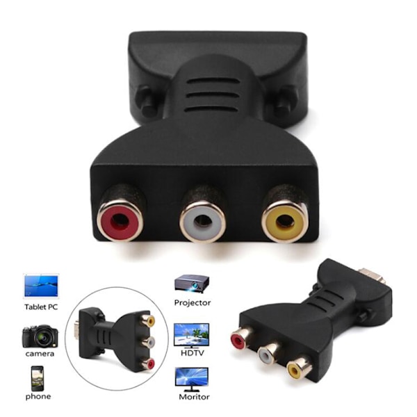 AV Digital Signal 1080p HDMI till VGA-adapter HDMI till AV RCA Vide