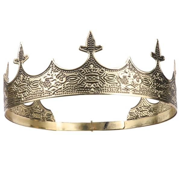 Crown Hair Jewelry Royal King Diadem Men Metal Big Tiaras