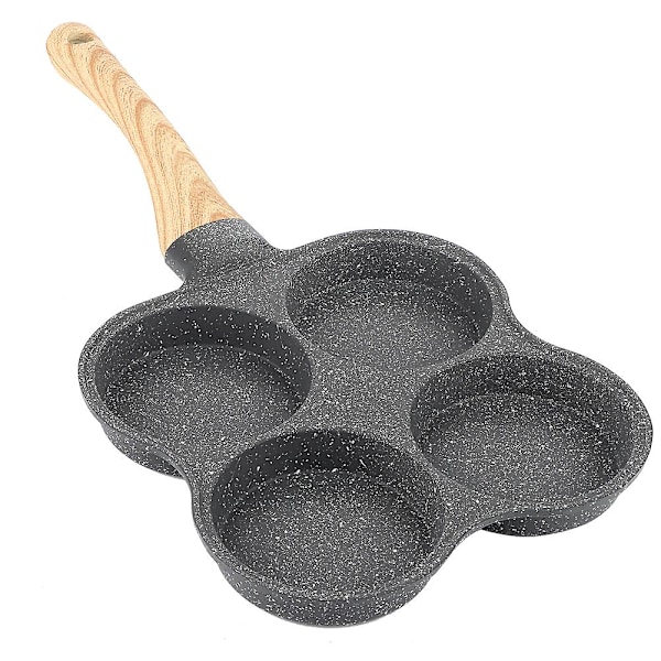 4-hulls omelettpanne Non Stick Stekepanner Frokostpannekaksmaskin For Induksjonskomfyrer Gasskomfyr