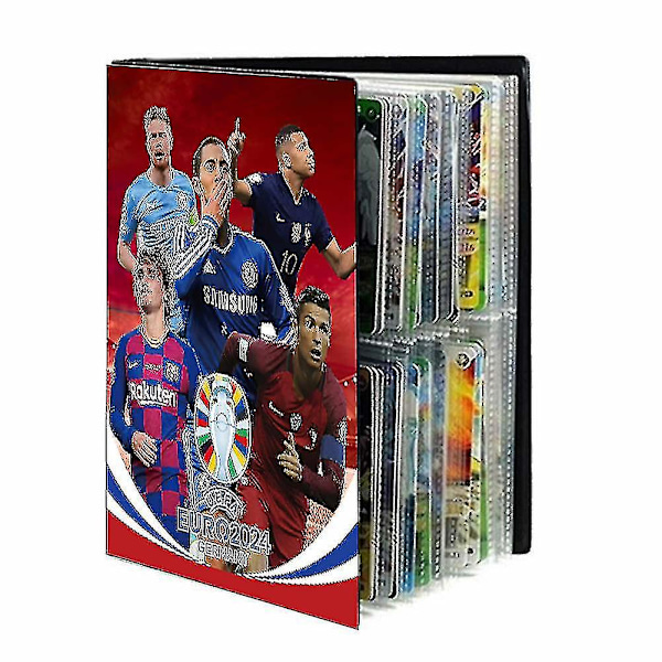 Fodboldkortalbum Samlerbog 2023 Ny 240 stk. Star Card Box Collection Album Bog Mappe Børnelegetøj Gave-SS1-