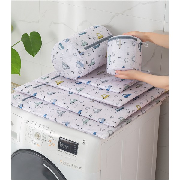 (Sitronmønster) Vaskesekk for vaskemaskin - 6 Resetvask