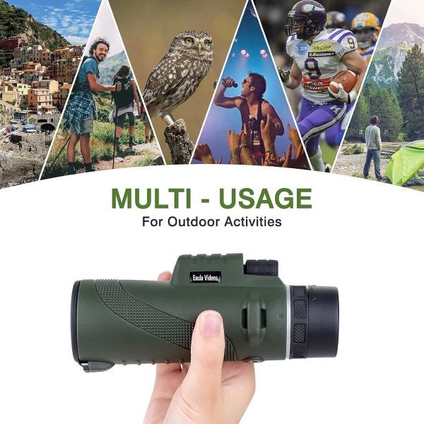 High Definition Monocular Telescope with Smartphone Holder