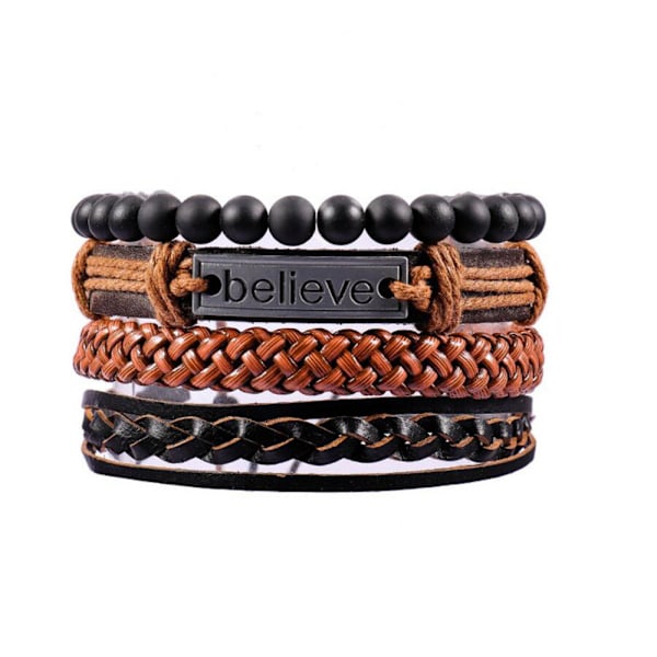 Armbåndssæt - 4 dele Sort Original Black