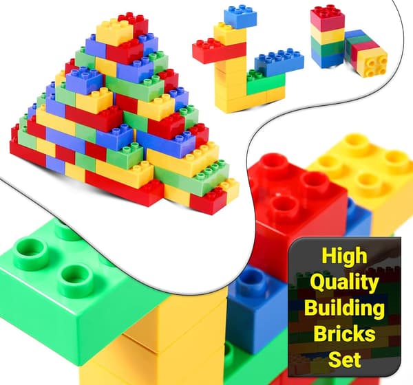 Mega Byggklossar för Barn Utbildande Byggleksaker Tegelstenar-FA- Toy Set 150pcs