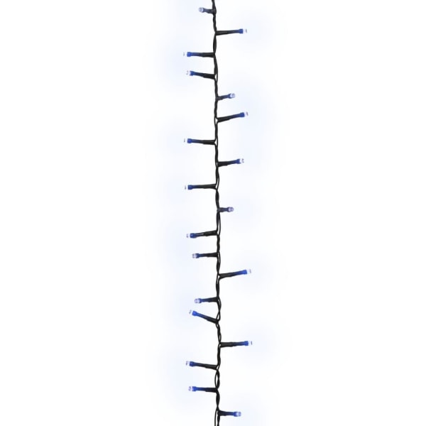 Kompakt lyslenke med 3000 LED-lys blå 65 m PVC