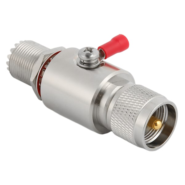 Blixtnedslagsskydd UHF Koaxial Överspänningsskydd för CB-radio HAM-radio Utrustning 2-vägs Basstationer 0.2