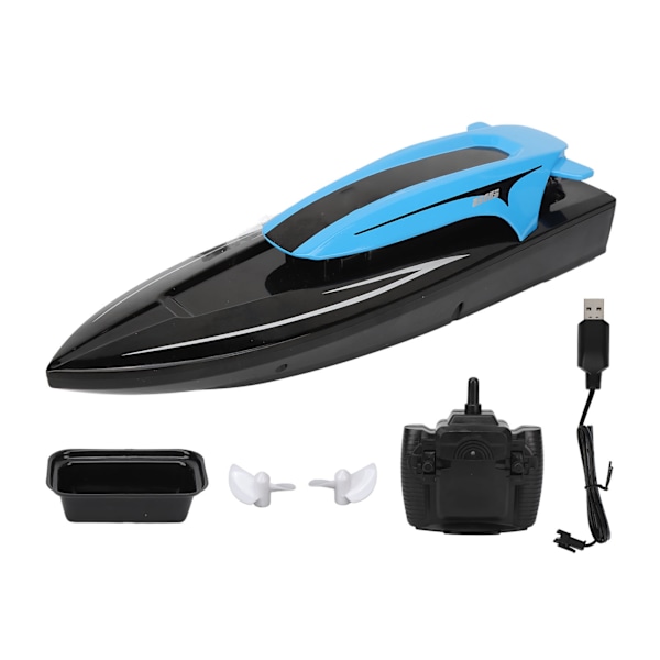 RC Boat Multifunction 4CH 2,4GHz 25km/h High Speed ​​Waterproof Racing Fjärrkontroll Båt med LED-belysning