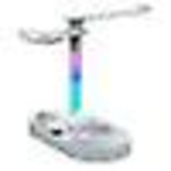Laddningsstation för PS VR2 Dual Controller med magnetisk sugfunktion, för PS5-headset och VR-konsol, förvaringsställ med RGB-ljus PG-P5V001
