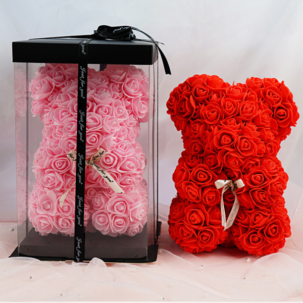 Ruusukaru - lahjat tyttöystäville äideille syntymäpäiväkarhu
