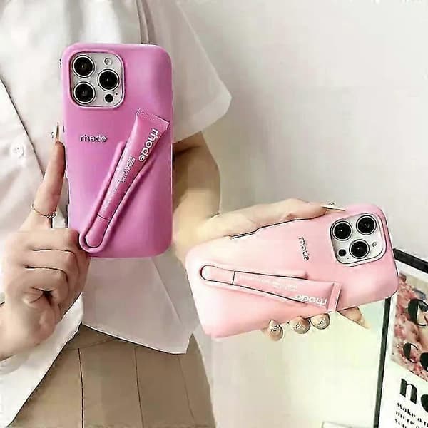 Rhode Lip Gloss Bånd Telefoncover til iPhone 16 15 14 13 12 11 Pro Max-FA-