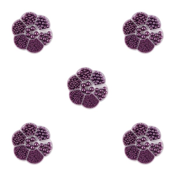 1/2/3/5 1150 st DIY-pärlor för smyckestillverkning - Djuplila Deep purple 5PCS
