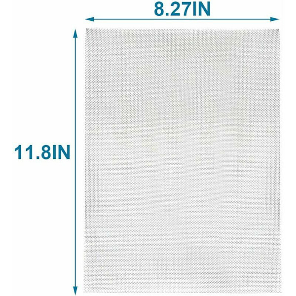 5 stk. 304 rustfrit ståltrådsnet, ventilationsnet 11,8 x 8,2 (300 x