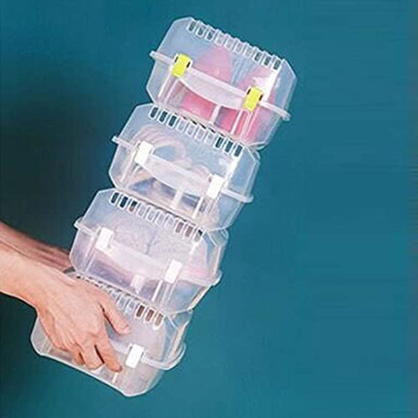Skoæsker, stabelbare med plastikforbindelser, sammenklappelige,