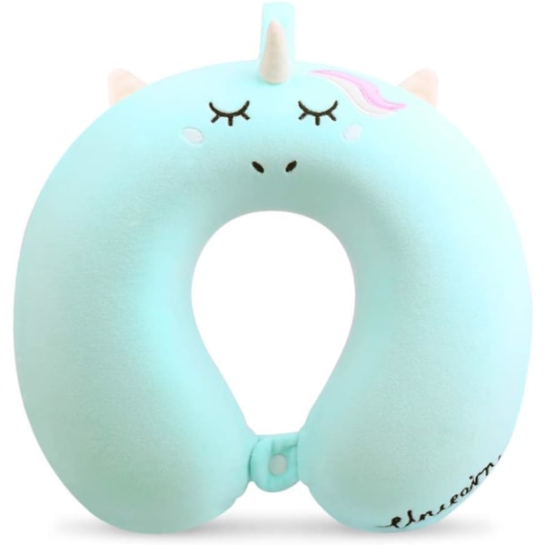 Kids Travel Pillow,Unicorn Memory Foam Travel Neck Pillow