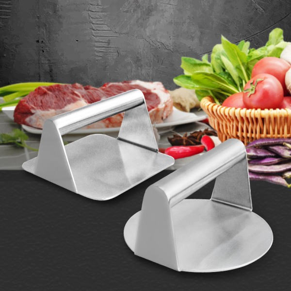 Kraftig bacon-grillburgerpresse, perfekt for flat top-grill G